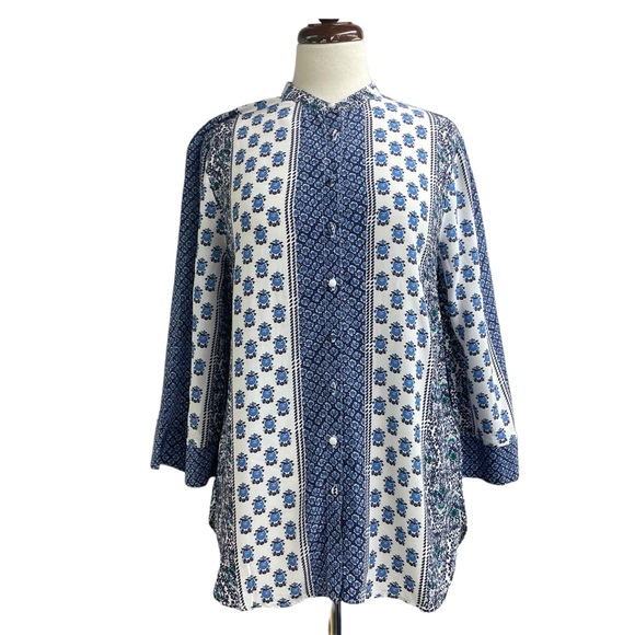 Boden wide sleeved relaxed Georgette blouse size 6 - Picture 1 of 11